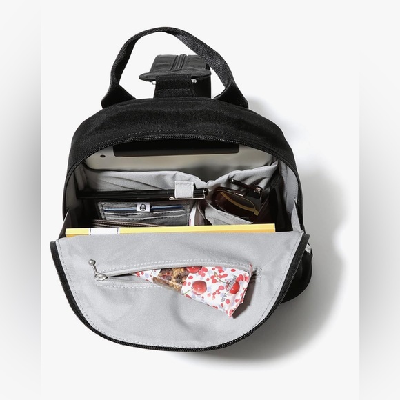 Baggallini Naples Convertible Small Daypack Sling Crossbody, Black - Picture 3 of 9